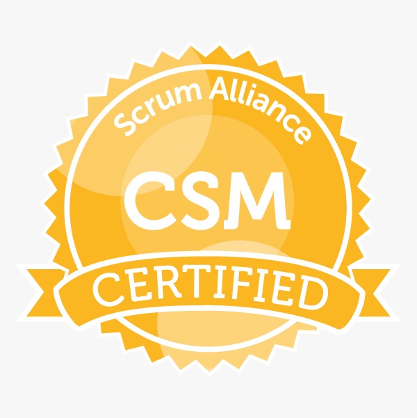 Scrum Alliance Certified ScrumMaster badge